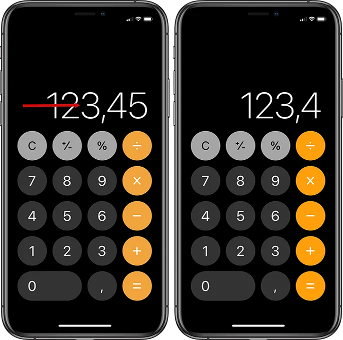 iOS Калькулятор