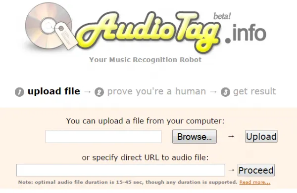 Онлайн сервис AudioTag