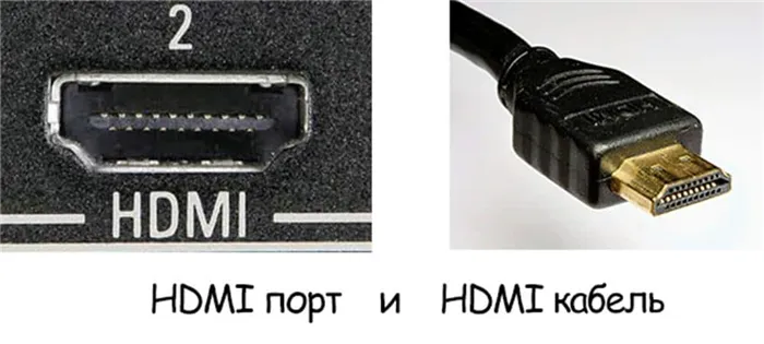 Как подключить монитор к ноутбуку: Интерфейс HDMI