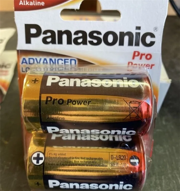 Алкалиновые батарейки Panasonic