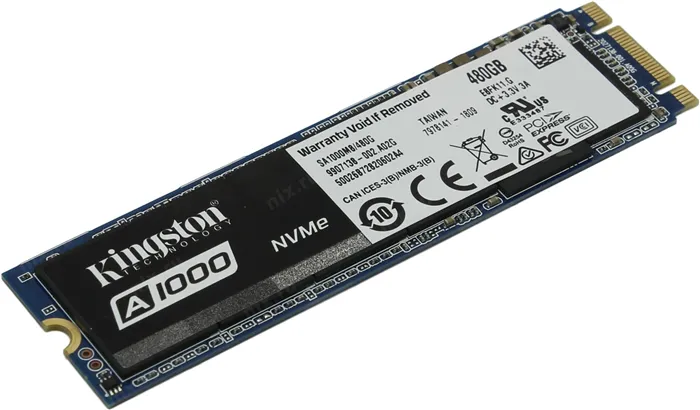 Photo Диск SSD Kingston NV1 M.2 2280 500GB PCIe NVMe 3.0 x4, SNVS/500G