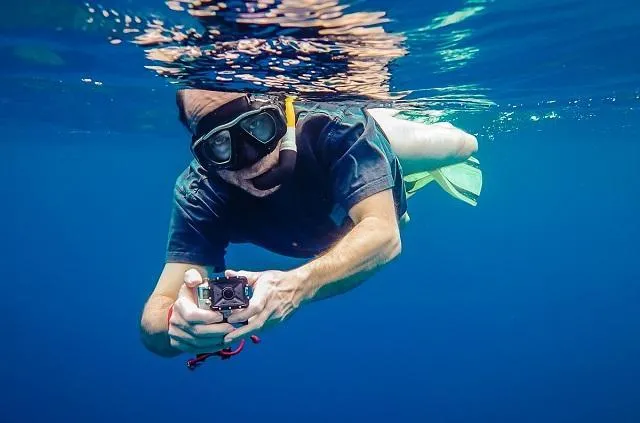 экшн камера в воде