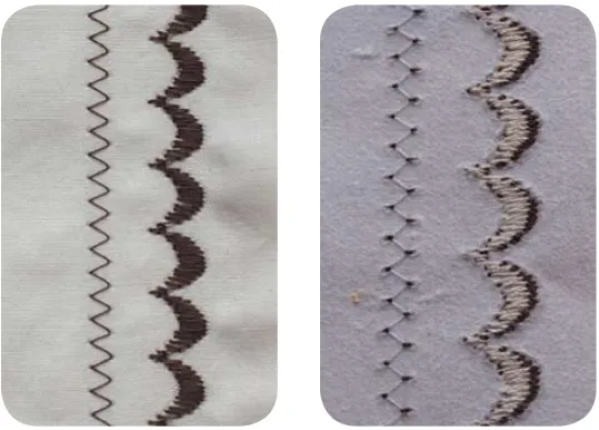 Швейные строчки: настройка размеров, натяжения нити и давления лапки