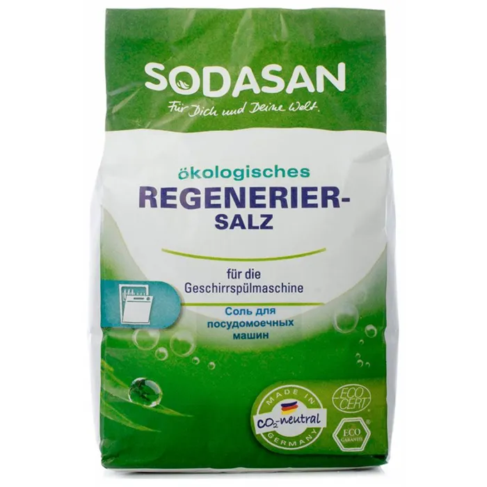 Специализированная соль SODASAN для посудомоечных машин в экономичной упаковке