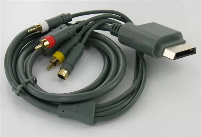 Как подключить Xbox 360 при помощи компонентного кабеля