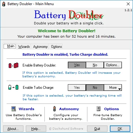 Используем Battery Doubler
