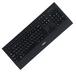 Logitech Corded Keyboard K280e Black USB
