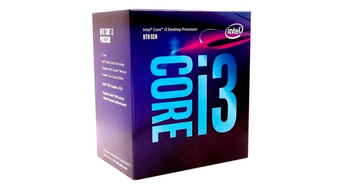 Процессоры Intel Core i3-8100