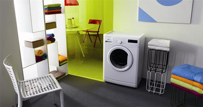 Разбираемся в классах энергопотребления стиральных машин - стиральная машина в комнате