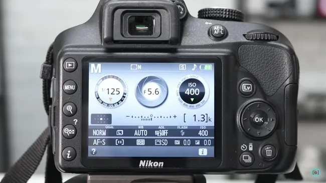 Настройка выдержки Nikon