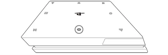 PS4 Slim/Pro manual eject diagram