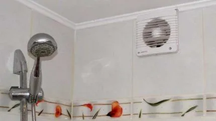 Вентилятор над ванной