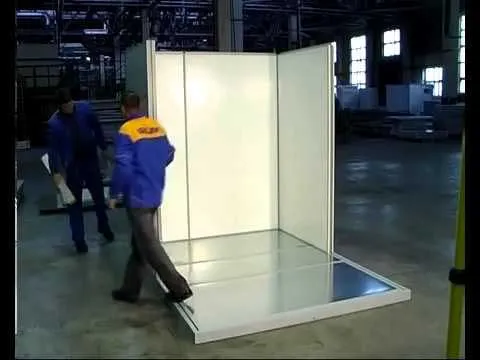 Процесс сборки холодильной камеры Полаир.