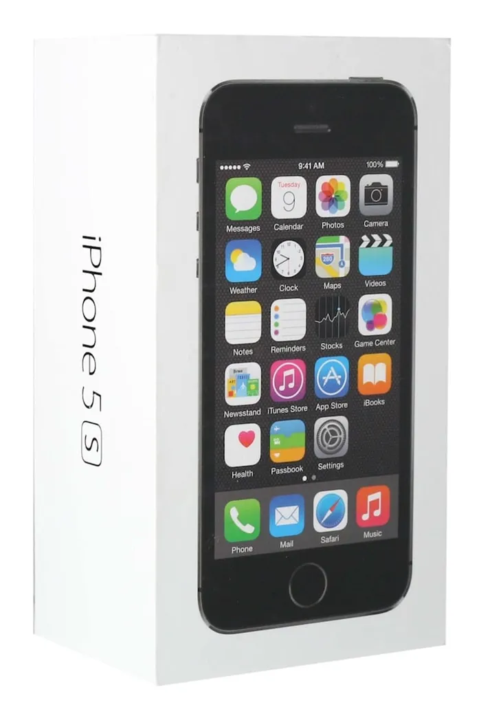 Коробка нового iPhone 5s