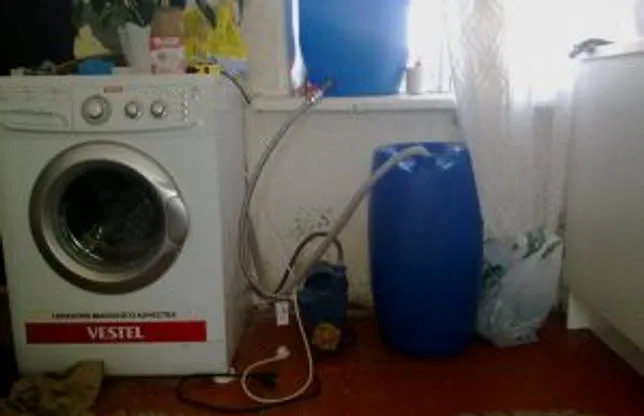 как подключить стиральную машину без водопровода