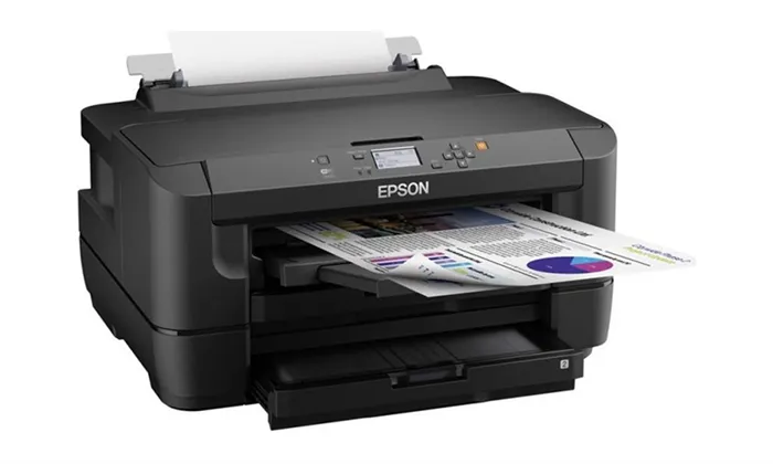 WorkForce WF-7110DTW - производительный цветной принтер для офиса