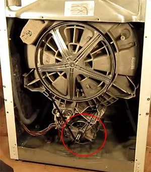 Расположение таходатчика в стиральной машине