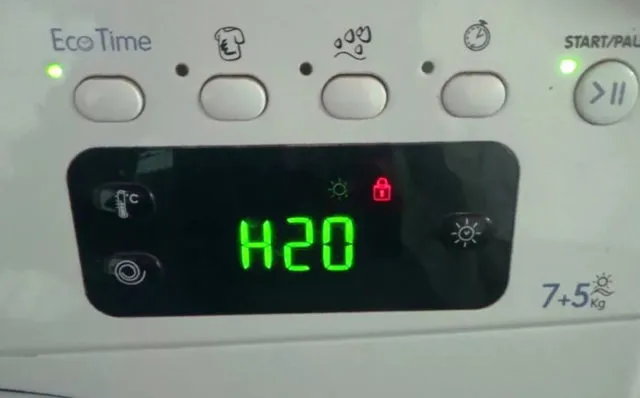 Ошибка H20 на стиральной машине Индезит (Indesit): что это значит, как исправить