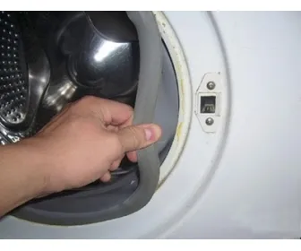 Как надеть резинку на барабан стиральной машины