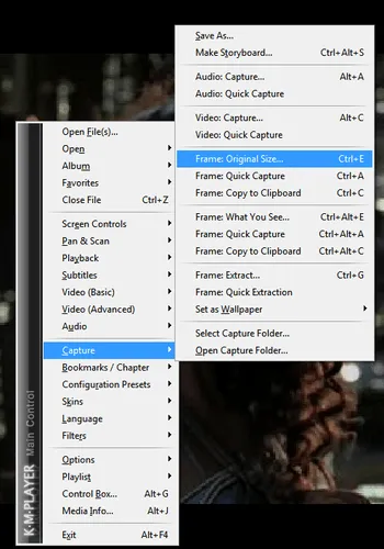 Как сделать скриншот в KMPlayer