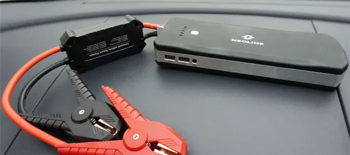 портативное пуско-зарядное устройство для смартфонной АКБ