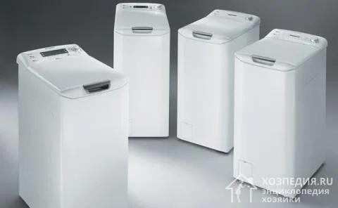Ширина стиральных машин с вертикальной загрузкой обычно равна 40 см