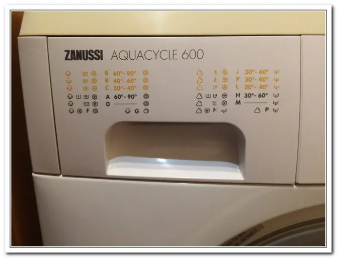 программы стиральной машины Занусси